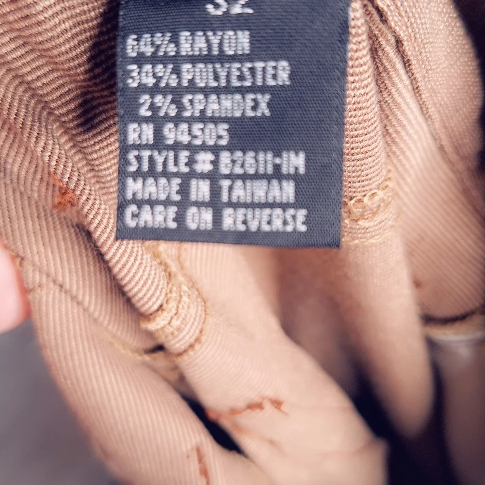 BC Ethic Brown EZ FIT Mens Casual Stetch Straight Leg Trouser Sz 32 - Picture 8 of 9